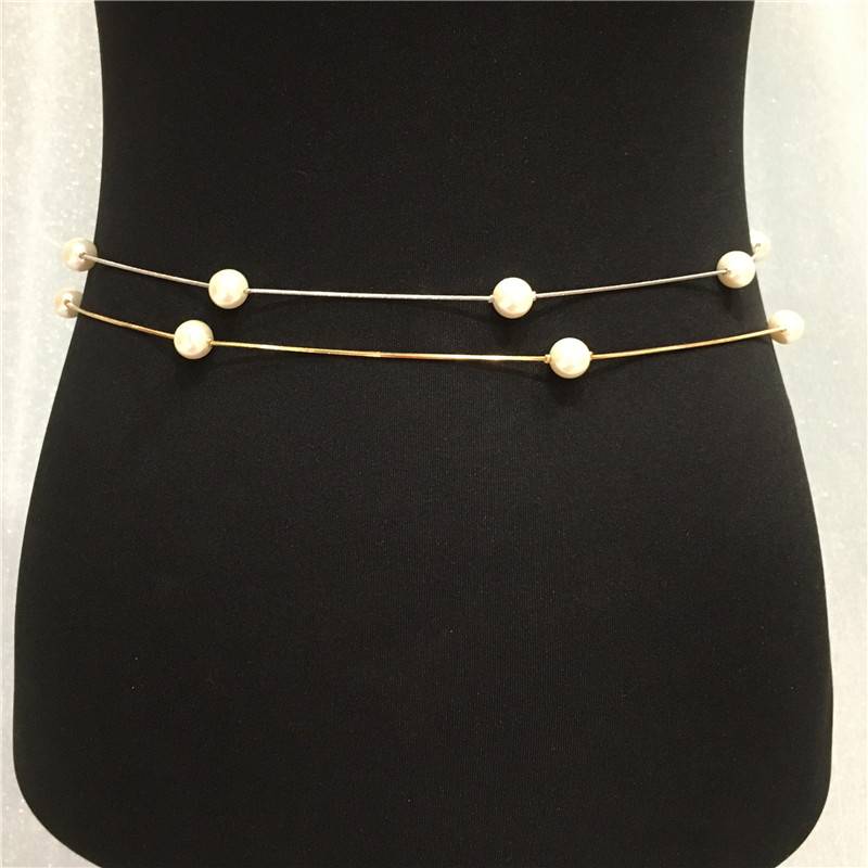Double gold and silver pearls